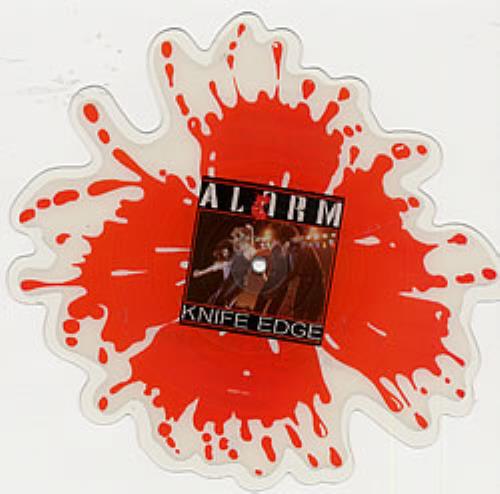 The Alarm Knife Edge shaped picture disc (picture disc vinyl record) UK ALASHKN04694