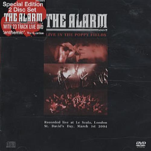 The Alarm Live In The Poppyfields 2-disc CD/DVD set UK ALA2DLI305605