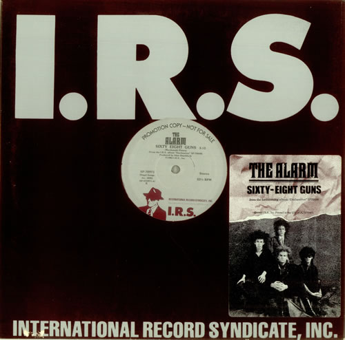 The Alarm Sixty Eight Guns 12" vinyl single (12 inch record / Maxi-single) US ALA12SI77879
