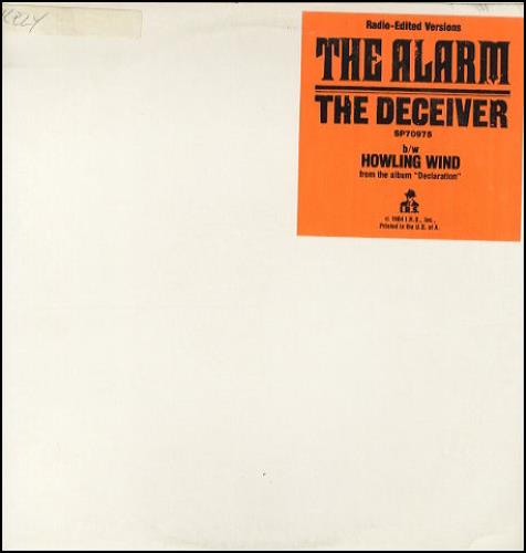 The Alarm The Deceiver 12" vinyl single (12 inch record / Maxi-single) US ALA12TH79173