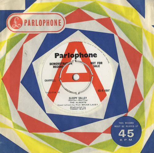 The Alberts Sleepy Valley 7" vinyl single (7 inch record / 45) UK 6AL07SL483511