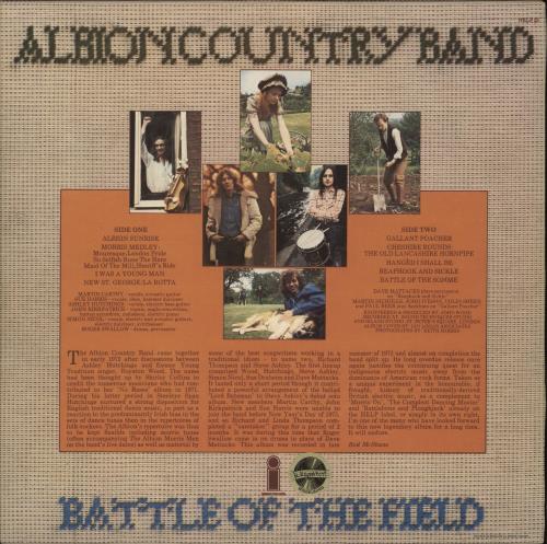 The Albion Band Battle Of The Field vinyl LP album (LP record) Dutch AB1LPBA873445
