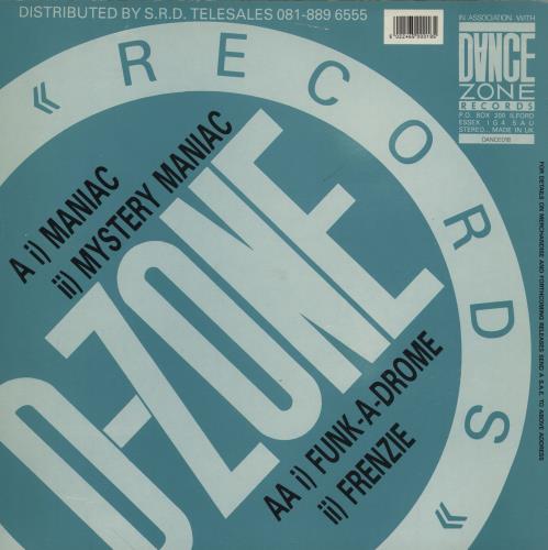 The Alcan Warriors Maniac 12" vinyl single (12 inch record / Maxi-single) UK 2LW12MA758299