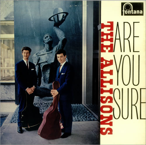 The Allisons Are You Sure - Factory Sample vinyl LP album (LP record) UK AOZLPAR452701
