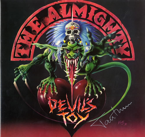 The Almighty Devil's Toy - Autographed 12" vinyl single (12 inch record / Maxi-single) UK AMT12DE558853