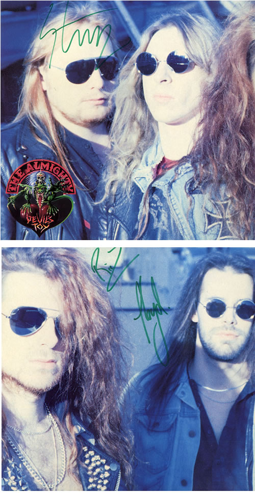 The Almighty Devil's Toy - Autographed 12" vinyl single (12 inch record / Maxi-single) UK AMT12DE558853