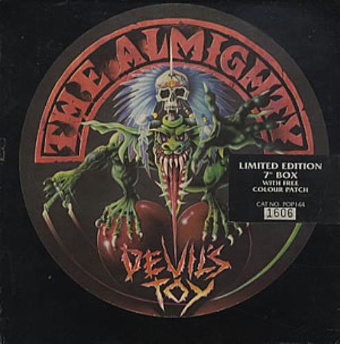 The Almighty Devil's Toy Box 7" vinyl single (7 inch record / 45) UK AMT07DE55285