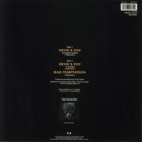 The Almighty Devil's Toy 12" vinyl single (12 inch record / Maxi-single) UK AMT12DE55286