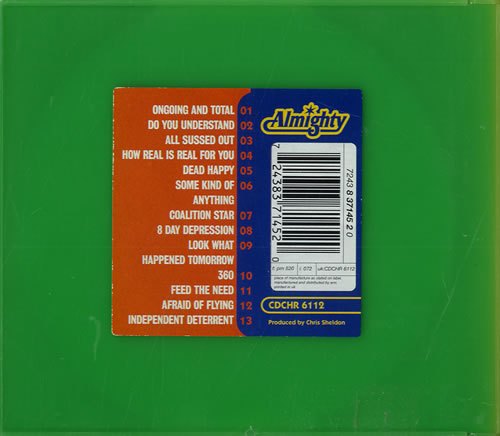 The Almighty Just Add Life CD album (CDLP) UK AMTCDJU554236