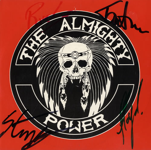 The Almighty Power - Autographed 7" vinyl single (7 inch record / 45) UK AMT07PO558699