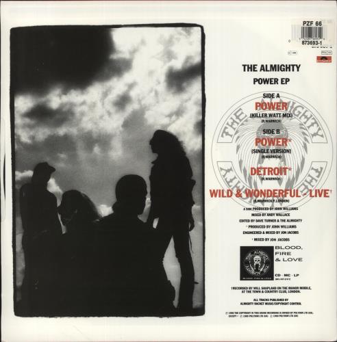 The Almighty Power E.P. + Patch 12" vinyl single (12 inch record / Maxi-single) UK AMT12PO859478