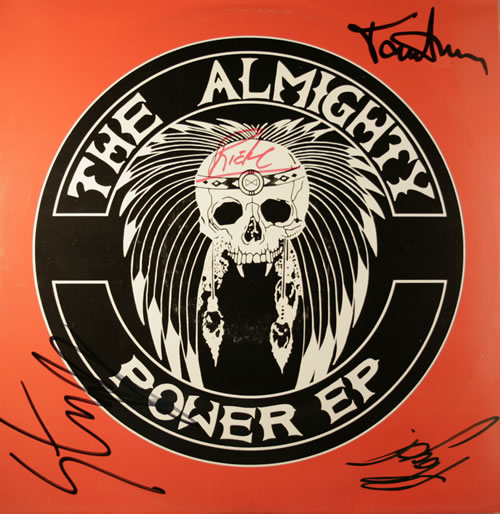 The Almighty Power EP - Autographed 12" vinyl single (12 inch record / Maxi-single) UK AMT12PO559240