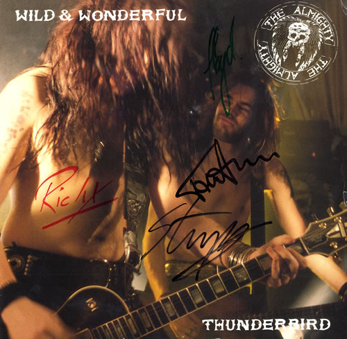 The Almighty Wild & Wonderful - Autographed 12" vinyl single (12 inch record / Maxi-single) UK AMT12WI559237