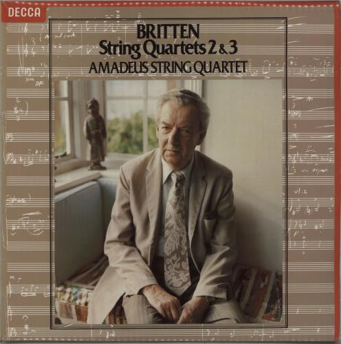 The Amadeus String Quartet Britten: String Quartets 2 & 3 vinyl LP album (LP record) UK XYGLPBR673765