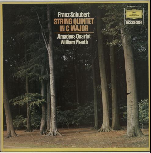 The Amadeus String Quartet Schubert: String Quintet In C Major vinyl LP album (LP record) UK XYGLPSC651215