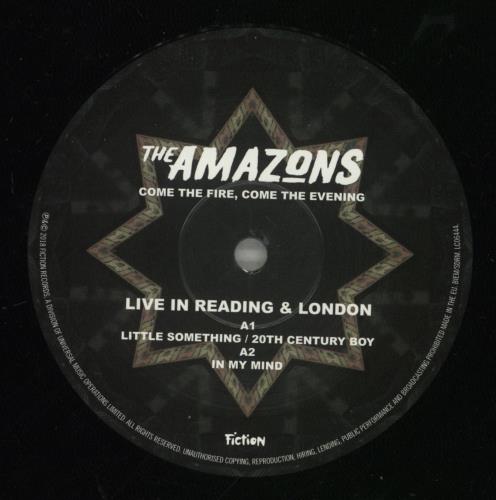 The Amazons Come the Fire, Come the Evening [Live in Reading & London] - Autographed 12" vinyl single (12 inch record / Maxi-single) UK X-I12CO881090