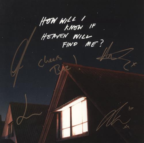 The Amazons How Will I Know If Heaven Will Find Me? - Blue Vinyl - Autographed vinyl LP album (LP record) UK X-ILPHO881057