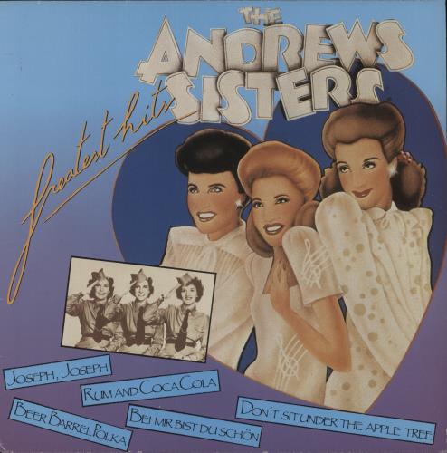 The Andrews Sisters 20 Greatest Hits vinyl LP album (LP record) Belgian ADZLPGR890191