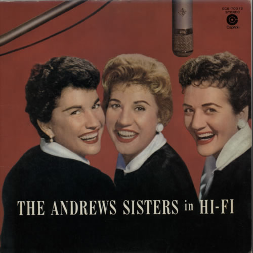 The Andrews Sisters In Hi-Fi vinyl LP album (LP record) Japanese ADZLPIN598058
