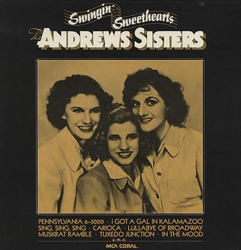 The Andrews Sisters Swingin' Sweethearts vinyl LP album (LP record) German ADZLPSW376671