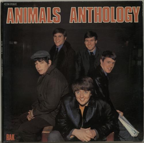 The Animals Animals Anthology 2-LP vinyl record set (Double LP Album) French ANM2LAN655174