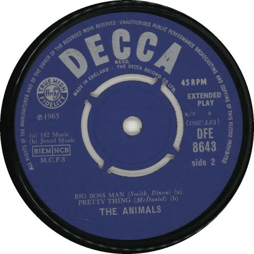 The Animals In The Beginning There Was Early Animals 7" vinyl single (7 inch record / 45) UK ANM07IN81042
