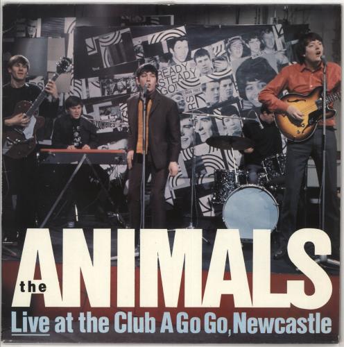 The Animals Live At The Club A Go Go, Newcastle vinyl LP album (LP record) UK ANMLPLI722008