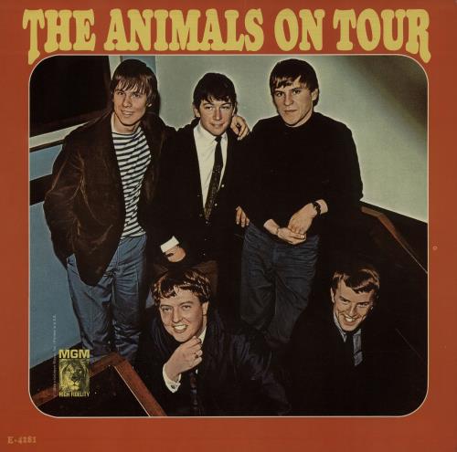 The Animals On Tour - EX vinyl LP album (LP record) US ANMLPON643457