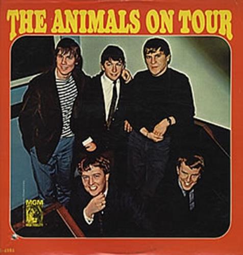 The Animals On Tour vinyl LP album (LP record) US ANMLPON131526