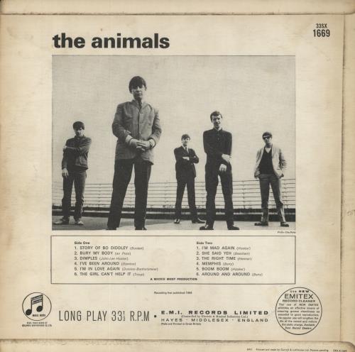 The Animals The Animals - 1st - VG vinyl LP album (LP record) UK ANMLPTH602339