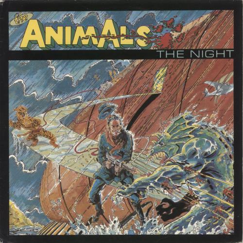 The Animals The Night 7" vinyl single (7 inch record / 45) UK ANM07TH872092