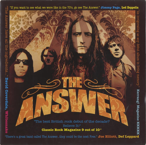 The Answer Under The Sky 7" vinyl single (7 inch record / 45) US TQ907UN469003
