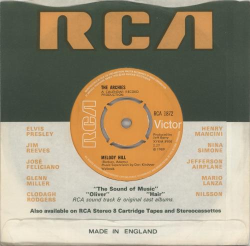 The Archies Sugar, Sugar - 4pr 7" vinyl single (7 inch record / 45) UK AR507SU555703