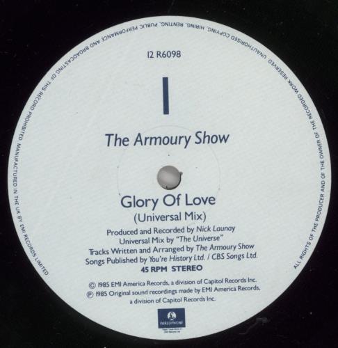 The Armoury Show Glory Of Love 12" vinyl single (12 inch record / Maxi-single) UK AMW12GL160060