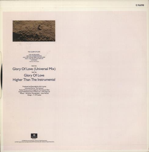 The Armoury Show Glory Of Love 12" vinyl single (12 inch record / Maxi-single) UK AMW12GL160060