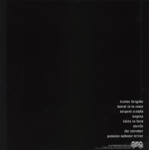 The Arrival Of Satan Passion Sodomy Terror vinyl LP album (LP record) French 15ZLPPA755416