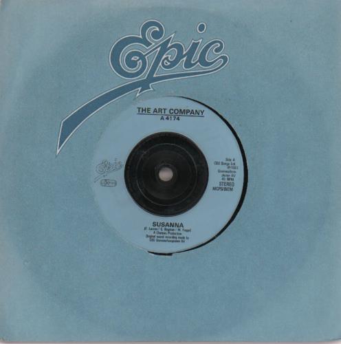 The Art Company Susanna - Injection 7" vinyl single (7 inch record / 45) UK T6A07SU655066
