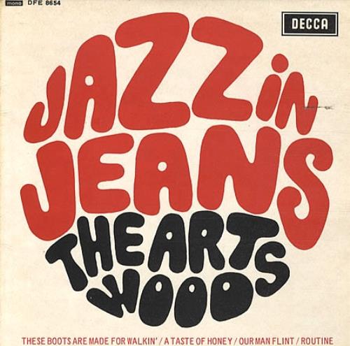 The Artwoods Jazz In Jeans EP 7" vinyl single (7 inch record / 45) UK ATW07JA344718