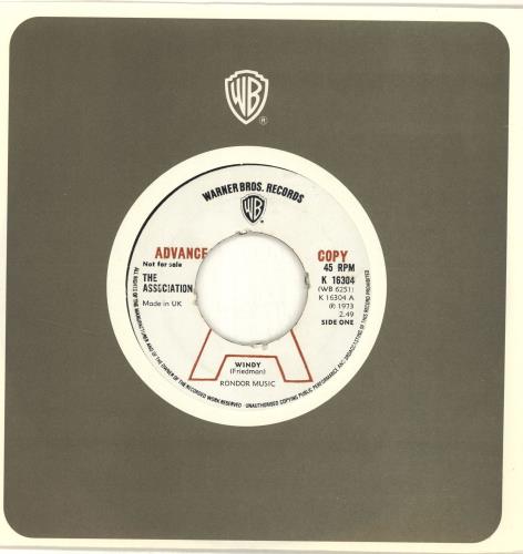 The Association Windy - NOC 7" vinyl single (7 inch record / 45) UK ASC07WI689155