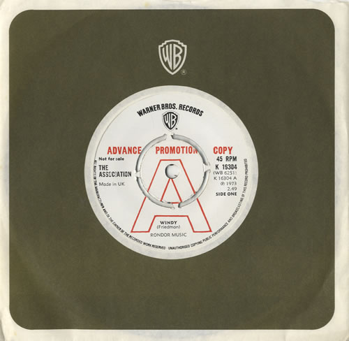 The Association Windy 7" vinyl single (7 inch record / 45) UK ASC07WI469552