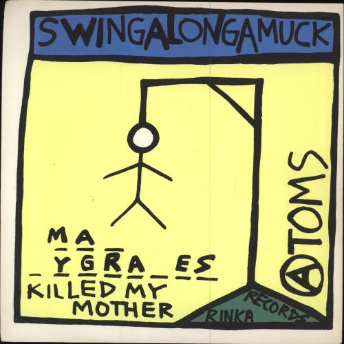 The Atoms Swingalongamuck + Birthday Card 7" vinyl single (7 inch record / 45) UK 3-F07SW782969