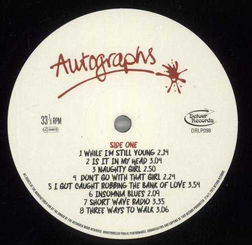 The Autographs Autographs vinyl LP album (LP record) UK VHTLPAU877677