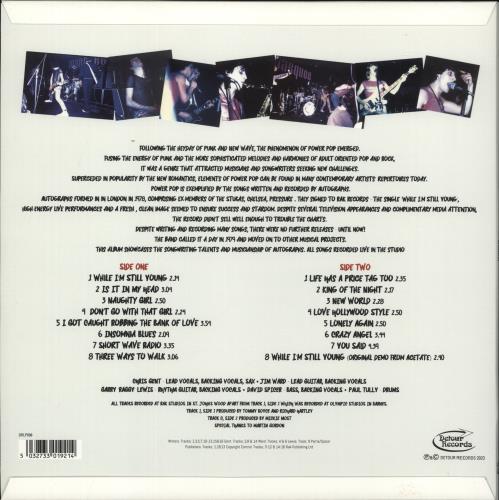 The Autographs Autographs vinyl LP album (LP record) UK VHTLPAU877677