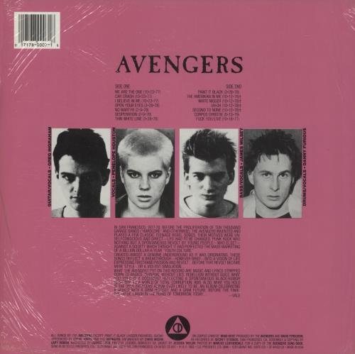 The Avengers Avengers vinyl LP album (LP record) US AVJLPAV864156