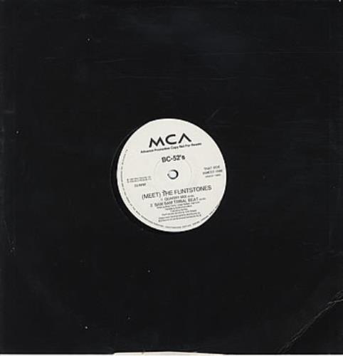 The B-52's (Meet) The Flintstones 12" vinyl single (12 inch record / Maxi-single) UK B5212ME30656