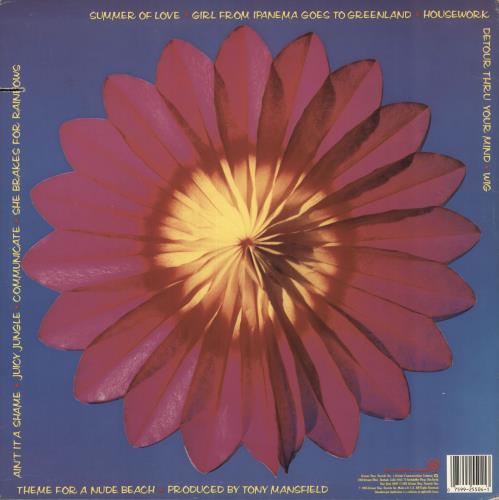 The B-52's Bouncing Off The Satellites vinyl LP album (LP record) US B52LPBO743146