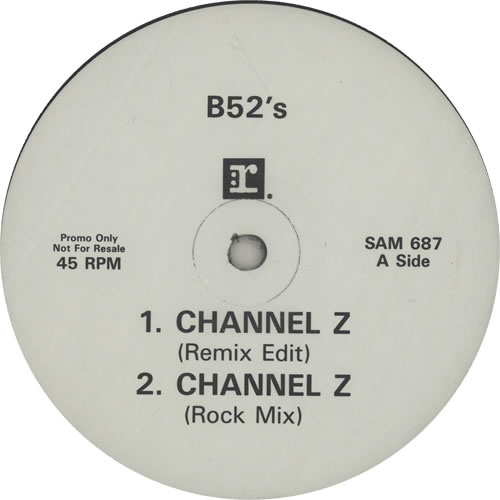 The B-52's Channel Z 12" vinyl single (12 inch record / Maxi-single) UK B5212CH638367