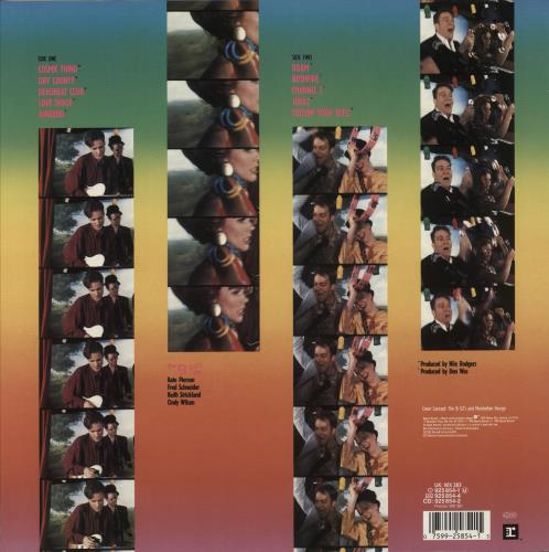 The B-52's Cosmic Thing - Hype Stickered vinyl LP album (LP record) UK B52LPCO681871