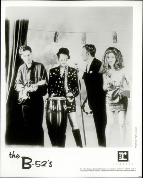 The B-52's Cosmic Thing media press pack US B52PPCO139900