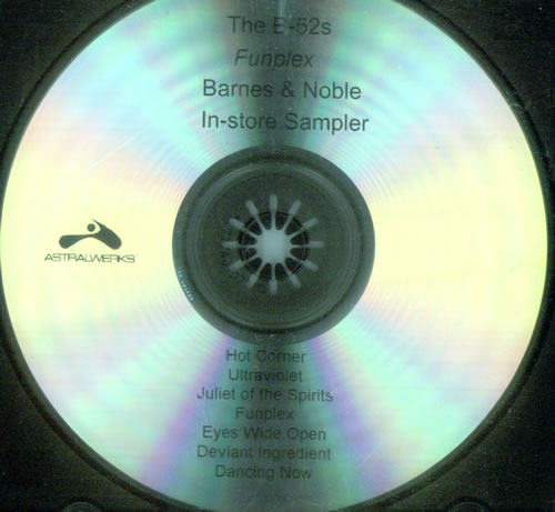 The B-52's Funplex CD-R acetate US B52CRFU545895